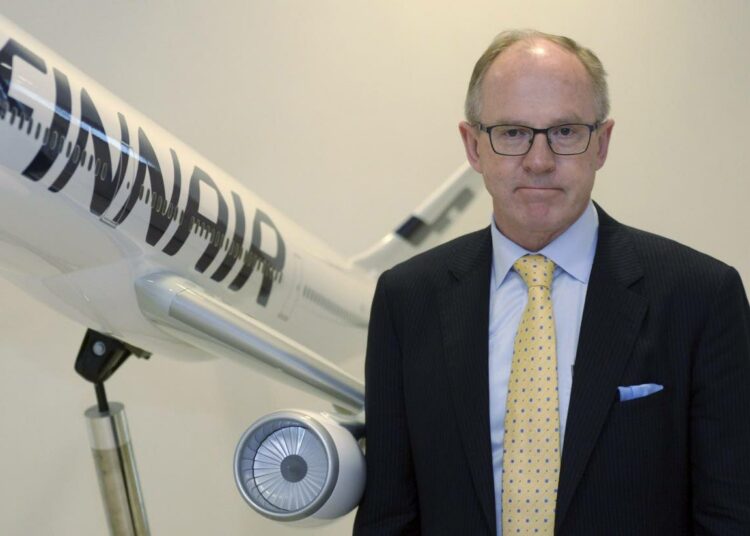 Finnairin toimitusjohtaja Pekka Vauramo on lentänyt vilkkaasti yhtiön koneilla.