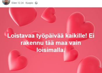 Perussuomalaisten nuorten puheenjohtaja Samuli Voutila otti räyhäkkäästi kantaa lakkoon.