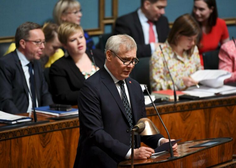 Pääministeri Antti Rinne esitteli hallituksensa ohjelman eduskunnalle.