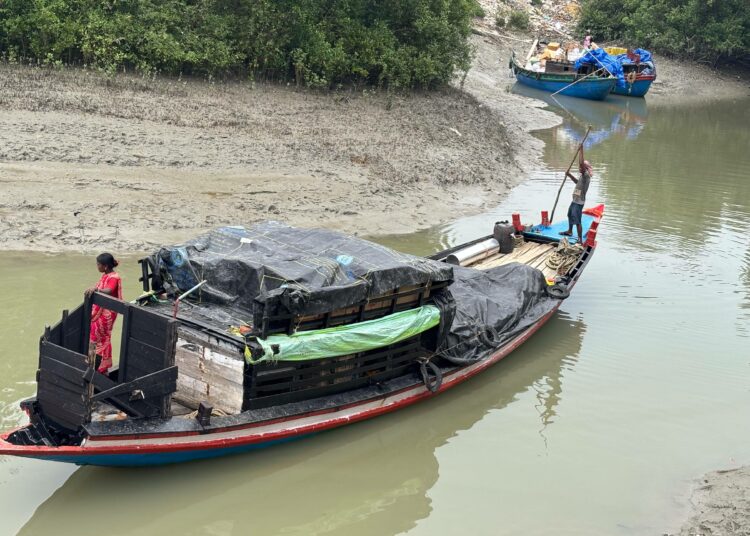 Kalastajavene Sundarbansissa.
