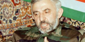 Aslan Mashadov johti Tshetsheniaa vuonna 1999.