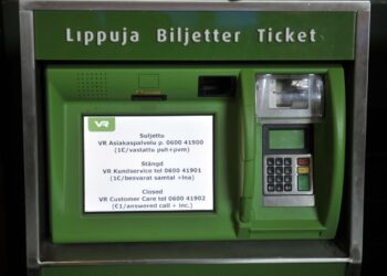 Kaikki VR:n lippuautomaatit on toistaiseksi suljettu.