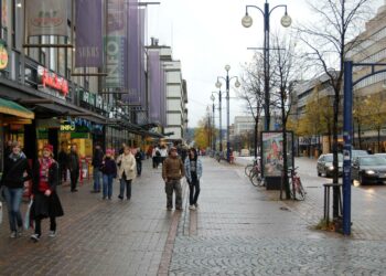 Lahden liikennesuunnitelman luonnoksessa esitetään Aleksanterinkadun muuttamista kävelykaduksi.