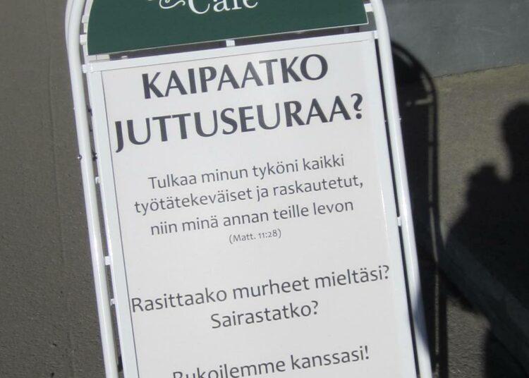 Hyvinvointivaltio ei yllä kristilliseen palvelevan rakkauden teillä kulkemiseen.