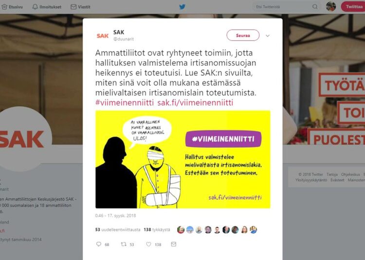 Tästä kuvasta oikeistolaiset Twitter-käyttäjät riehaantuivat.