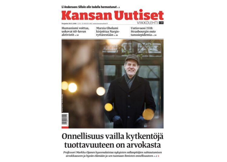 Kansan Uutiset saa lukijoiltaan kiittävää palautetta. Kansan Uutiset uudistuu vielä ennen vaaleja entistä luettavammaksi.