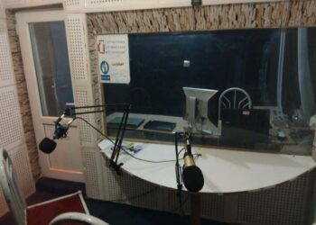 Radio Naisten äänen studio.