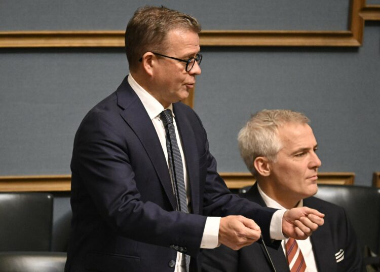 Pääministeri Petteri Orpo jatkoi kyselytunnilla toivo-linjallaan.