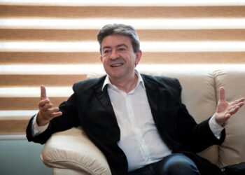 Jean-Luc Mélenchon vuodelta 2013 olevassa kuvassa.