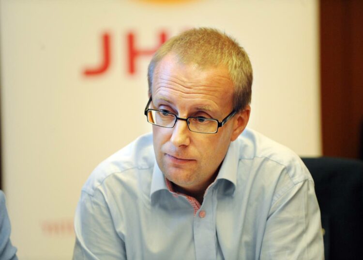 JHL:n puheenjohtaja Jarkko Eloranta.