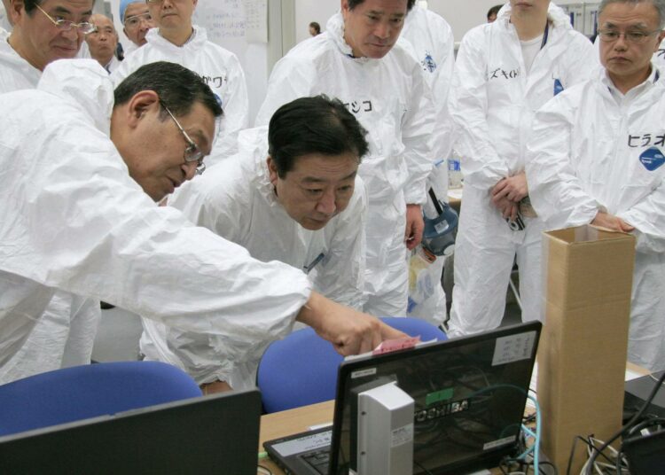 Japanin pääministeri Yoshihiko Noda kävi Fukushimassa syyskuussa.