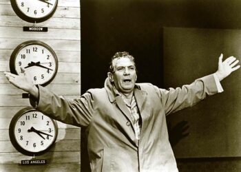 Kasvot kuvaruudussa on neljällä Oscarilla palkittu satiiri tv-aseman uutis-ankkurista, joka nousee kansansuosikiksi. Kuvassa Peter Finch.