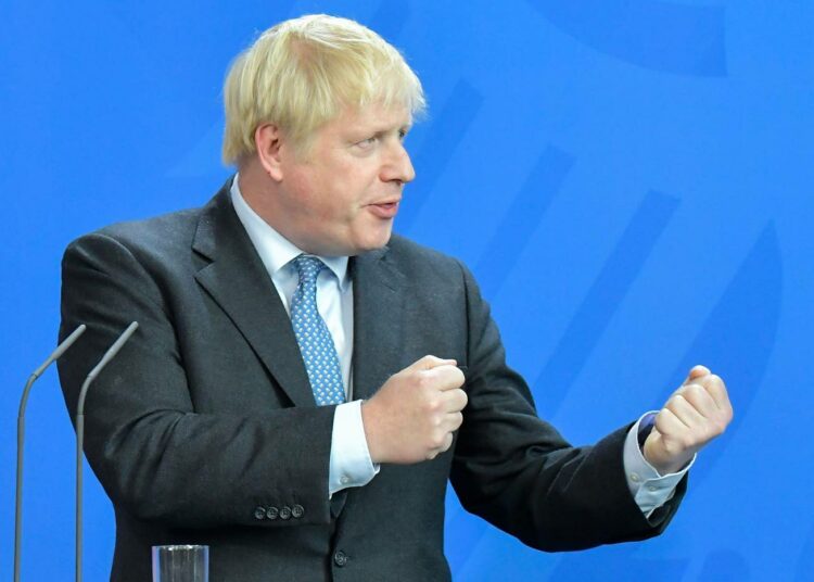 Pääministeri Boris Johnsonin tavoitteena on EU-eron loppuunvienti tavalla tai toisella.