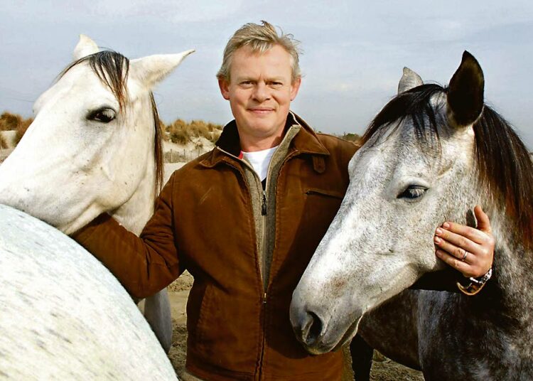 Martin Clunes on tänään aluksi Italiassa, jossa hevosesta tuli vaurauden ja vallan symboli.