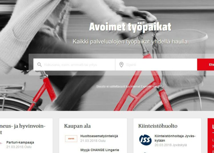 PAM:n Duunisivut-työnhakuportaali auttaa työpaikkojen löytämisessä sekä työllistymisessä palvelualoille.