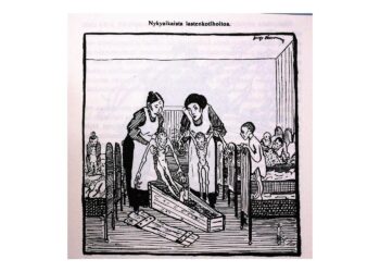 Lastenkodit nähtiin köyhien lasten kurjuutena ja kuolemana ilman ihmisarvoa. - Kurikka, 15.10.1912.