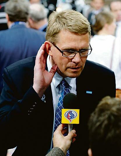 Pääministeri Matti Vanhanen.