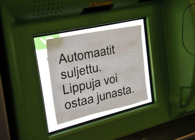 VR:n lippuautomaatit avautuvat uudelleen.