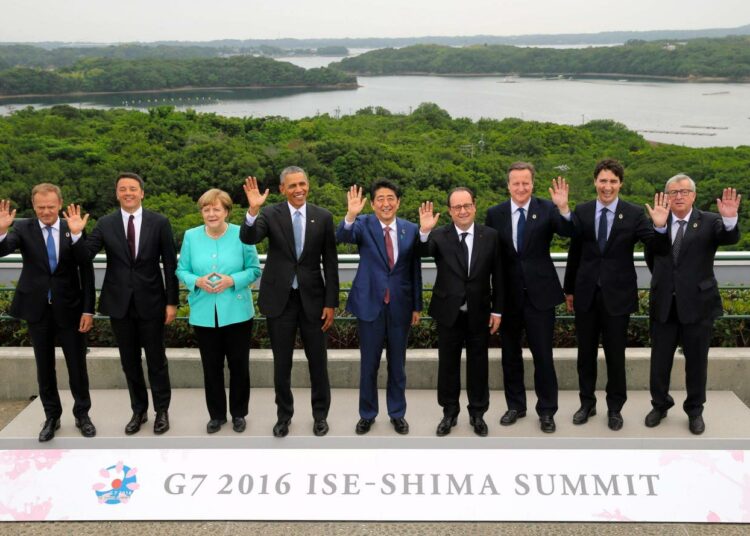 Länsimaiden tiukka pakotelinja vahvistettiin viimeksi G7-huippukokouksessa Japanissa viime viikolla.