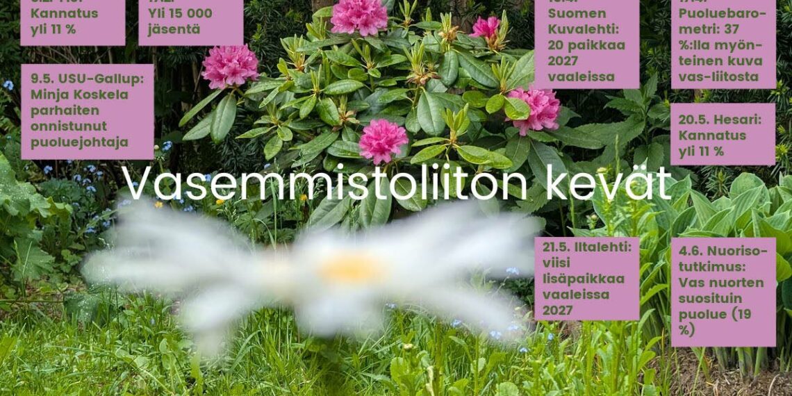 Hyvät uutiset ovat viitoittaneet vasemmistoliiton kevättä. Tämä artikkeli selvittää, miten voidaan arvioida seuraavien eduskuntavaalien asetelmia vaalipiireittäin. Yksittäisessä vaalipiirissä vaalitulos voi olla huono valtakunnallisesta vaalivoitosta huolimatta.