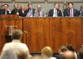 Hallitusohjelmakeskustelua käytiin eduskunnassa tiistaina.