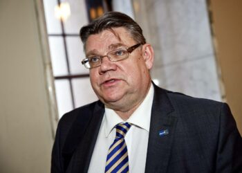 Perussuomalaisten puheenjohtaja Timo Soini.