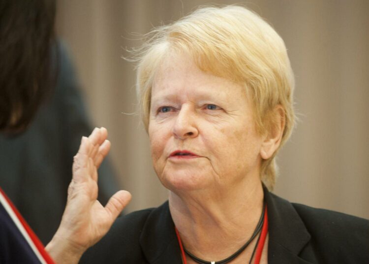 Norjan entinen pääministeri Gro Harlem Brundtland.
