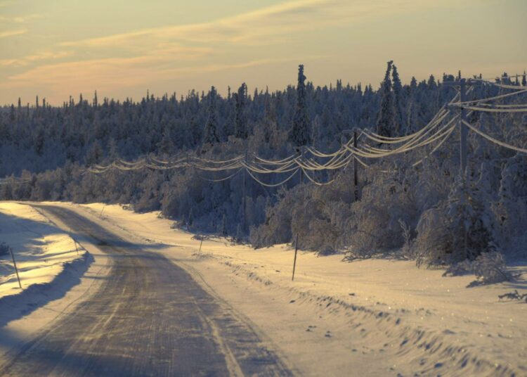 Kreikan tiellä? Ensilumi tuli Kittilään lauantaina ja viikonlopun mittaan satoi lisää.