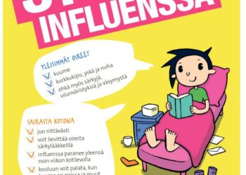 Terveyden ja hyvinvoinnin laitos on teettänyt valistusmateriaalia epidemian hidastamiseksi.