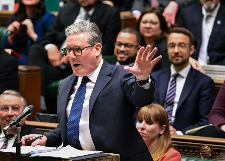 Keir Starmerin linja ei miellyttänyt labourin äänestäjiä.