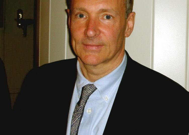 Tim Berners-Lee, kuva vuodelta 2009.