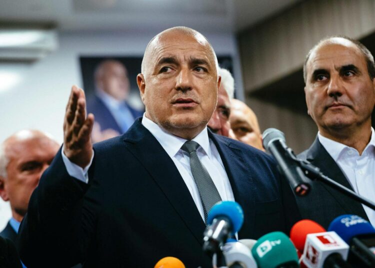Bulgarian pääministeri Boiko Borisov.