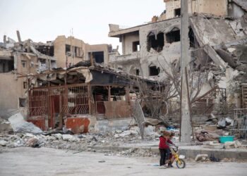 Ilmaiskut ja tykistötuli aiheuttivat mittavia tuhoja Syyrian Raqqassa heinäkuun ja lokakuun välisenä aikana 2017.