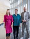 Li Andersson, Merja Kyllönen ja Jussi Saramo.