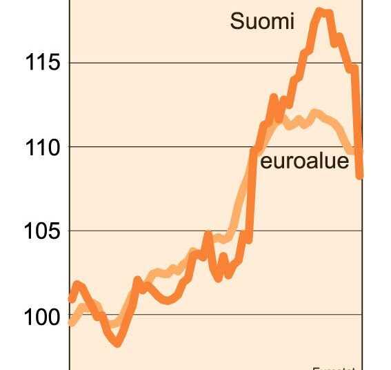 Arvonlisäveron alennus lokakuun alussa pudotti elintarvikkeiden hintakehityksen Suomessa suhteessa euroalueen (alkuperäiset 11 maata) hintakehitykseen sille tasolle, millä se oli ollut ennen suomalaista hintarallia.