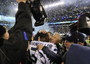 Seattle Seahawks juhlii NFL-liigan mestaruutta. Suuri osa amerikkalaisista uskoo, että tämä oli jumalan tahto.
