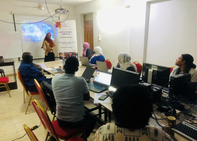 Wikimedian piirissä järjestettiin koulutusta sudanilaisille journalisteille vuonna 2022.