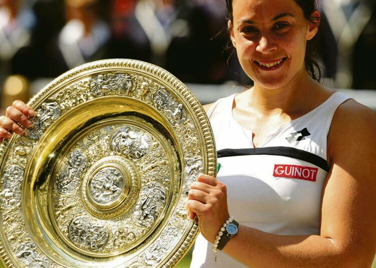 Wimbledon-voittaja Marion Bartoli.
