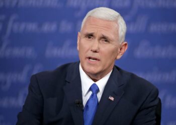 Republikaanien varapresidenttiehdokas Mike Pence.