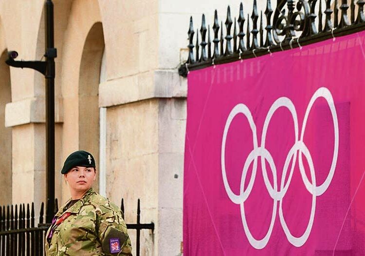 Sotilaat ja olympialaiset kuuluvat nykyään valitettavasti yhteen.