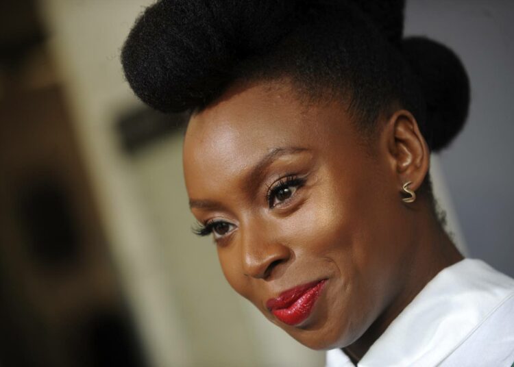 Chimamanda Ngozi Adichie.