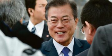 Entinen ihmisoikeusjuristi Moon Jae-in aloitti viisivuotisen presidenttikautensa viime vuoden toukokuussa.