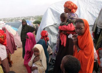 Somalian pääkaupungissa Mogadishussa elää yli 600 000 muualta maasta paennutta ihmistä.
