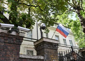 Venäjän suurlähetystö Lontoossa.