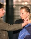 Aki Kaurismäki ohjasi Laitakaupungin valot -elokuvaansa vuonna 2005. KU vieraili tuolloin kuvauksissa.
