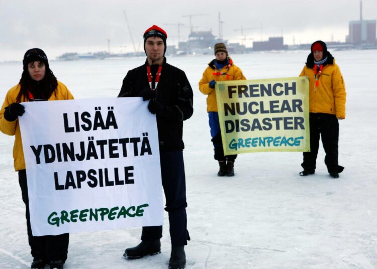 Greenpeace muistuttaa, mitä ydinvoimaperintö tarkoittaa.