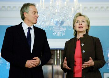 Britannian entinen pääministeri Tony Blair ja Yhdysvaltain ulkoministeri Hillary Clinton tapasivat muutama viikko sitten Washingtonissa.