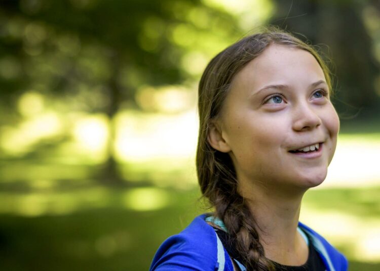 Greta Thunberg.