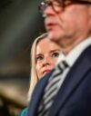 Valtiovarainministeri Riikka Purra ja pääministeri Petteri Orpo.