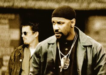 Training Day on iskevä jännäri nuoren poliisin ensimmäisestä työpäivästä Los Angelesin huumepoliisissa. Kuvassa Ethan Hawke (vas.) ja Denzel Washington.